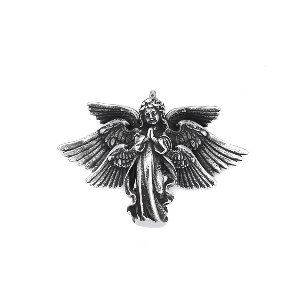 Halskette mit Anhänger in Form von Schutzengelsflügeln (316L)