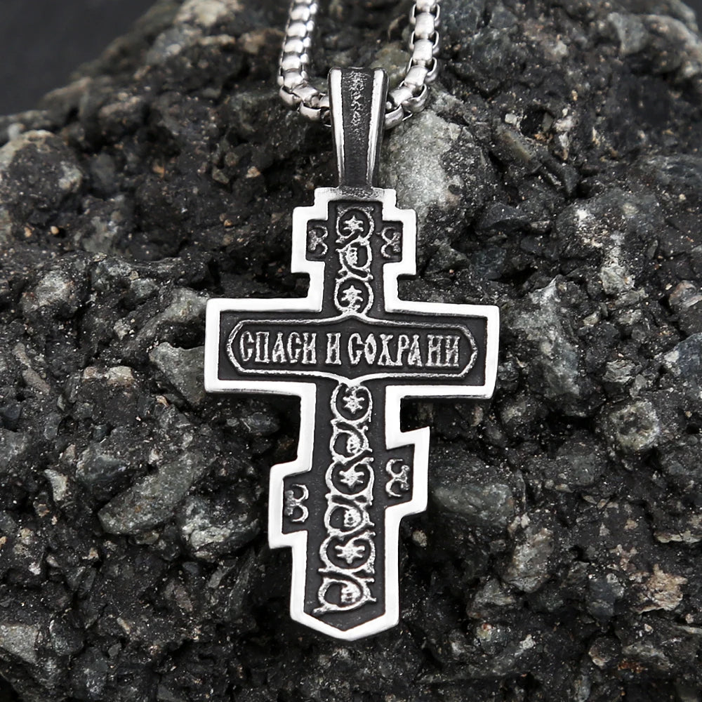 Gothic Cross Pendant (316L)