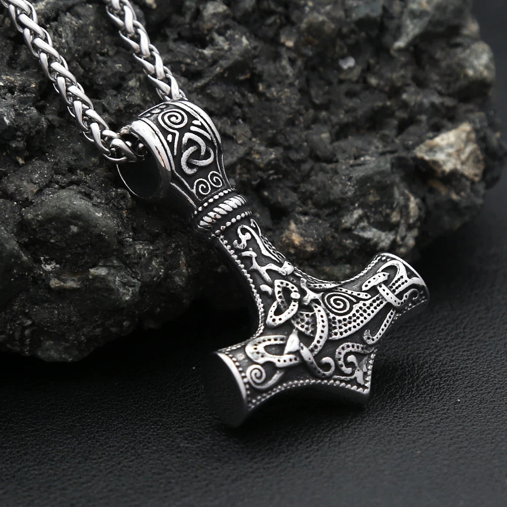 Hammer Mjölnir Anhänger-Halskette (316L)