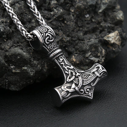 Hammer Mjölnir Anhänger-Halskette (316L)