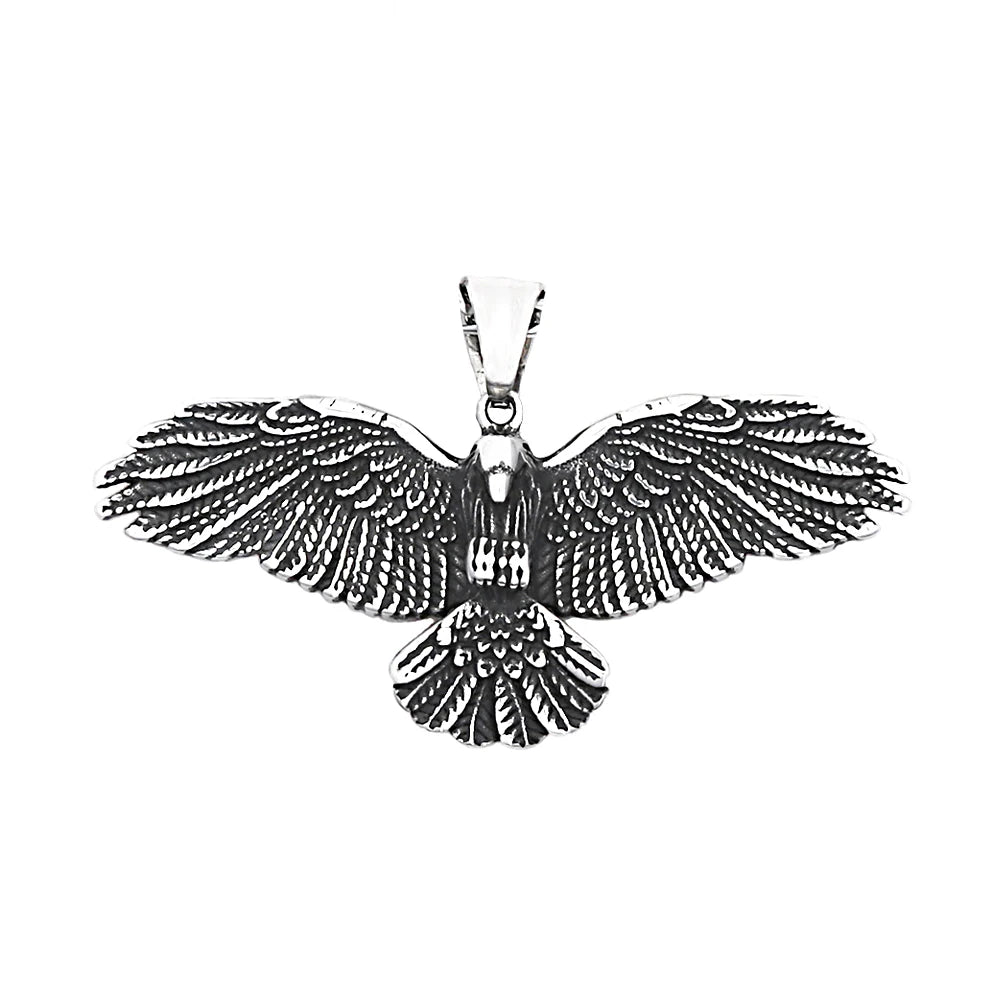 Viking Eagle Pendant Necklace (316L)