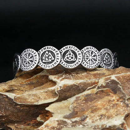 Armreif mit Wikinger-Symbol (316L)