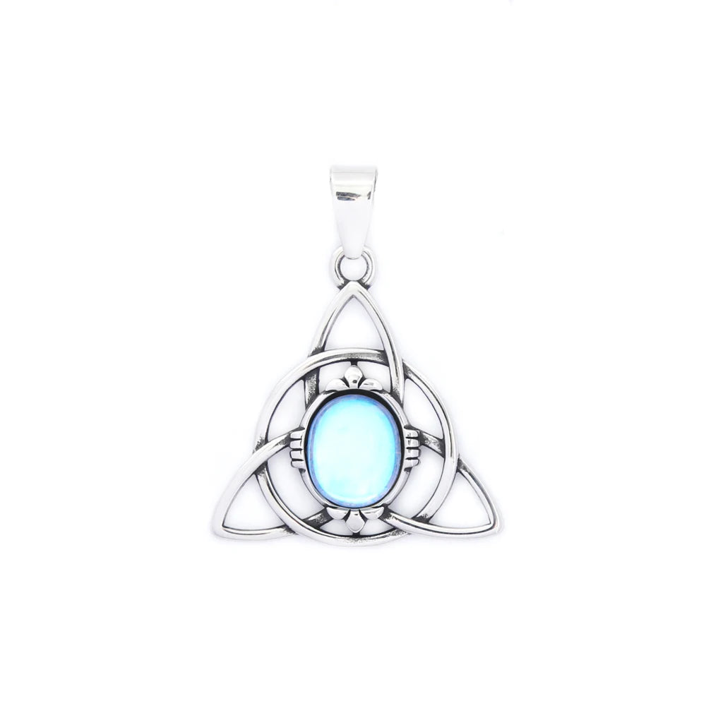 Nordic Trinity Knot Pendant Necklace (316L)