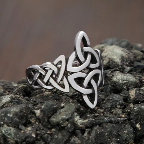 Viking Celtic Knot Ring (316L)
