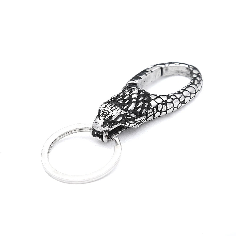 Viking Dragon Head Keychain Collection (316L)