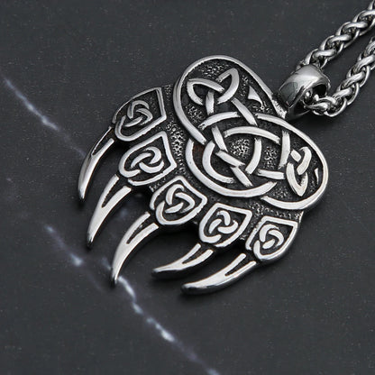 Bear Claw Knot Pendant (316L)