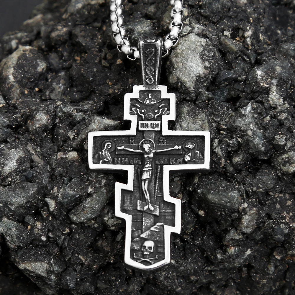 Gothic Cross Pendant (316L)