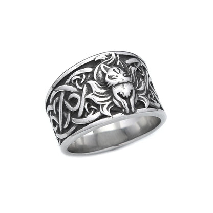 Nine-Tailed Fox Ring (316L)