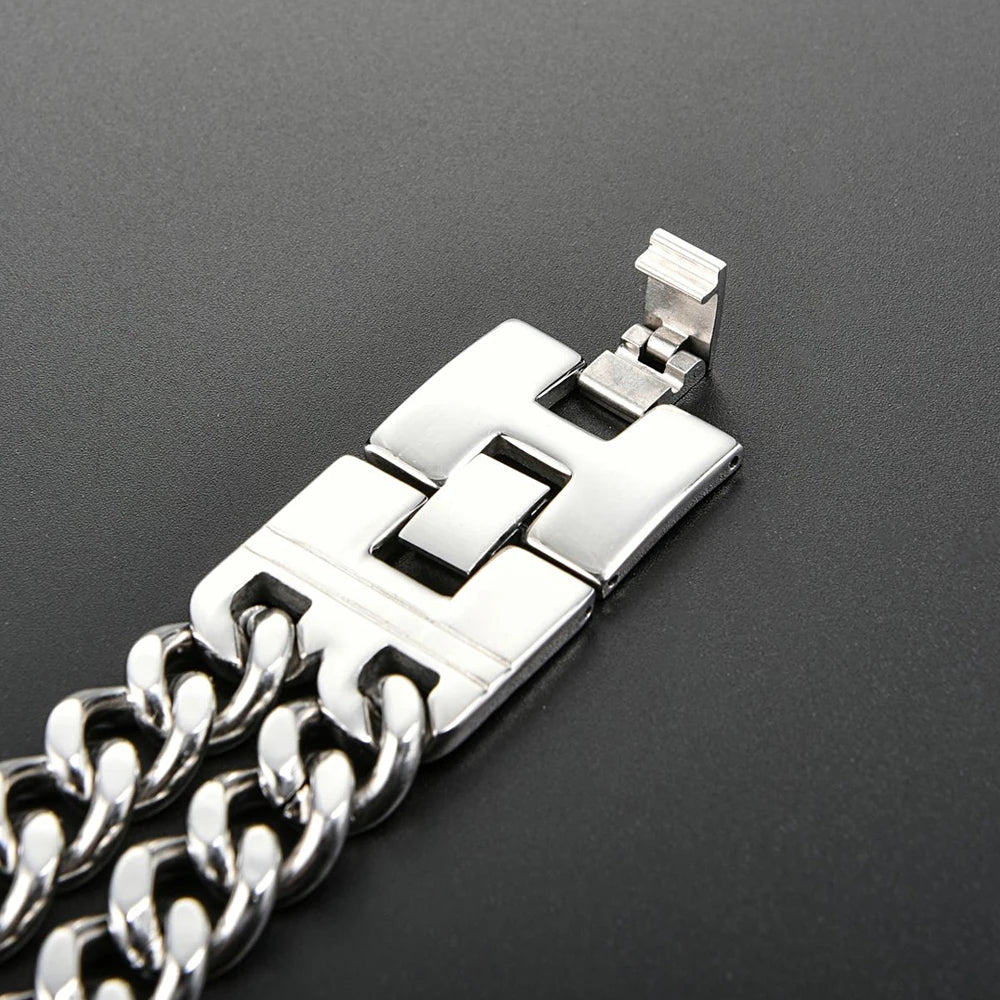Skull Chain Bracelet (316L)