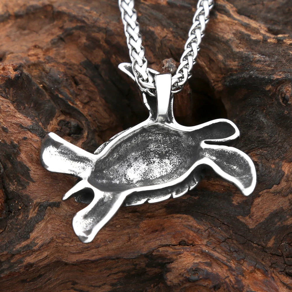Turtle Pendant Necklace (316L)