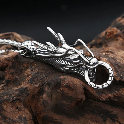 Dragon Head Pendant Necklace (316L)