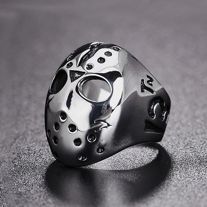 Horror Mask Ring (316L)